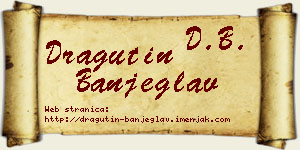 Dragutin Banjeglav vizit kartica
